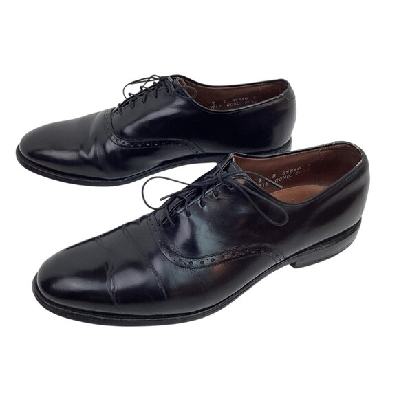 Allen Edmonds Danbury Leather Oxford Dress Shoes Mens 9D Black - Picture 1 of 12